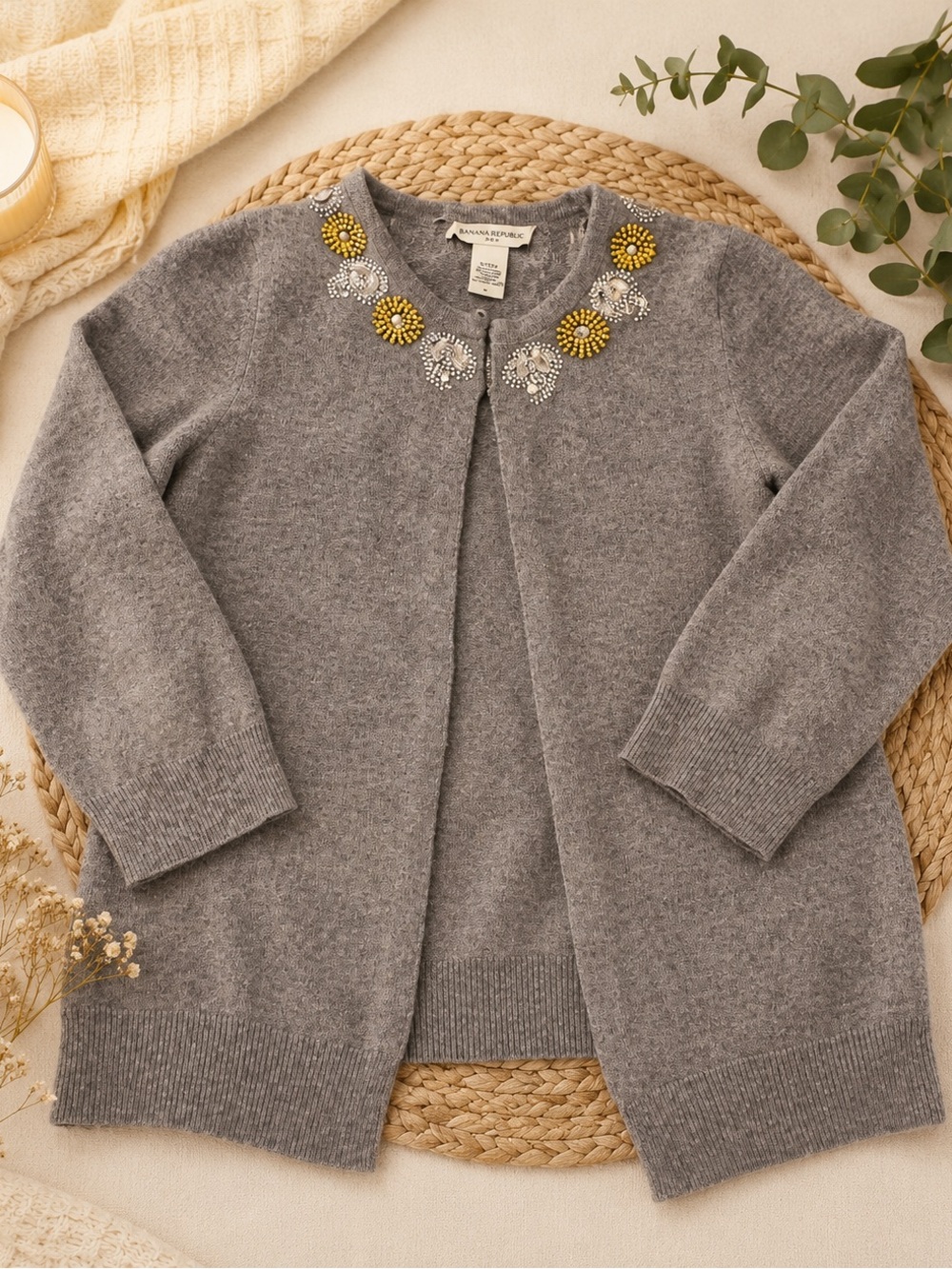 Vintage beaded sweater